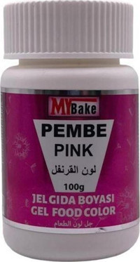 My Bake Pembe Su Bazlı Jel Gıda Boyası 100 gr