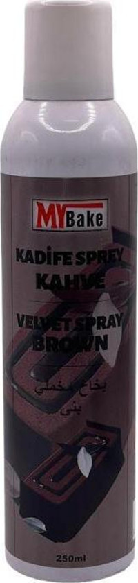 My Bake Kadife Kahve Sprey Gıda Boyası 250 ml