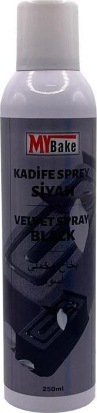 My Bake Kadife Siyah Sprey Gıda Boyası 250 ml
