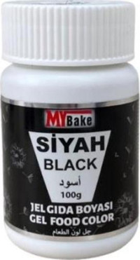 My Bake Siyah Su Bazlı Jel Gıda Boyası 100 gr