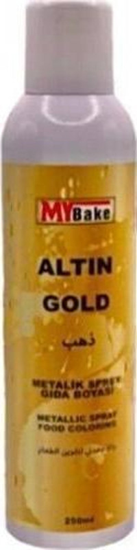 My Bake Altın Sprey Gıda Boyası 250 ml