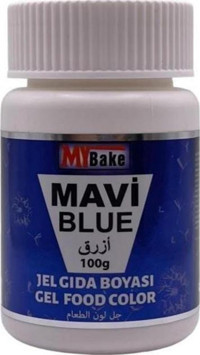 My Bake Mavi Su Bazlı Jel Gıda Boyası 100 gr