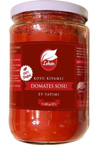 Lohan Koyu Kıvamlı Ev Yapımı Organik Antep Domates Salçası 680 gr