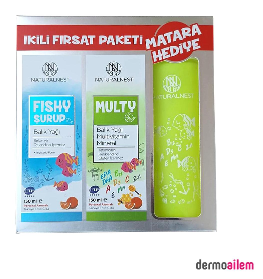 Naturalnest İkili Fırsat Omega 3 Balık Yağı Şurup 2x150 ml