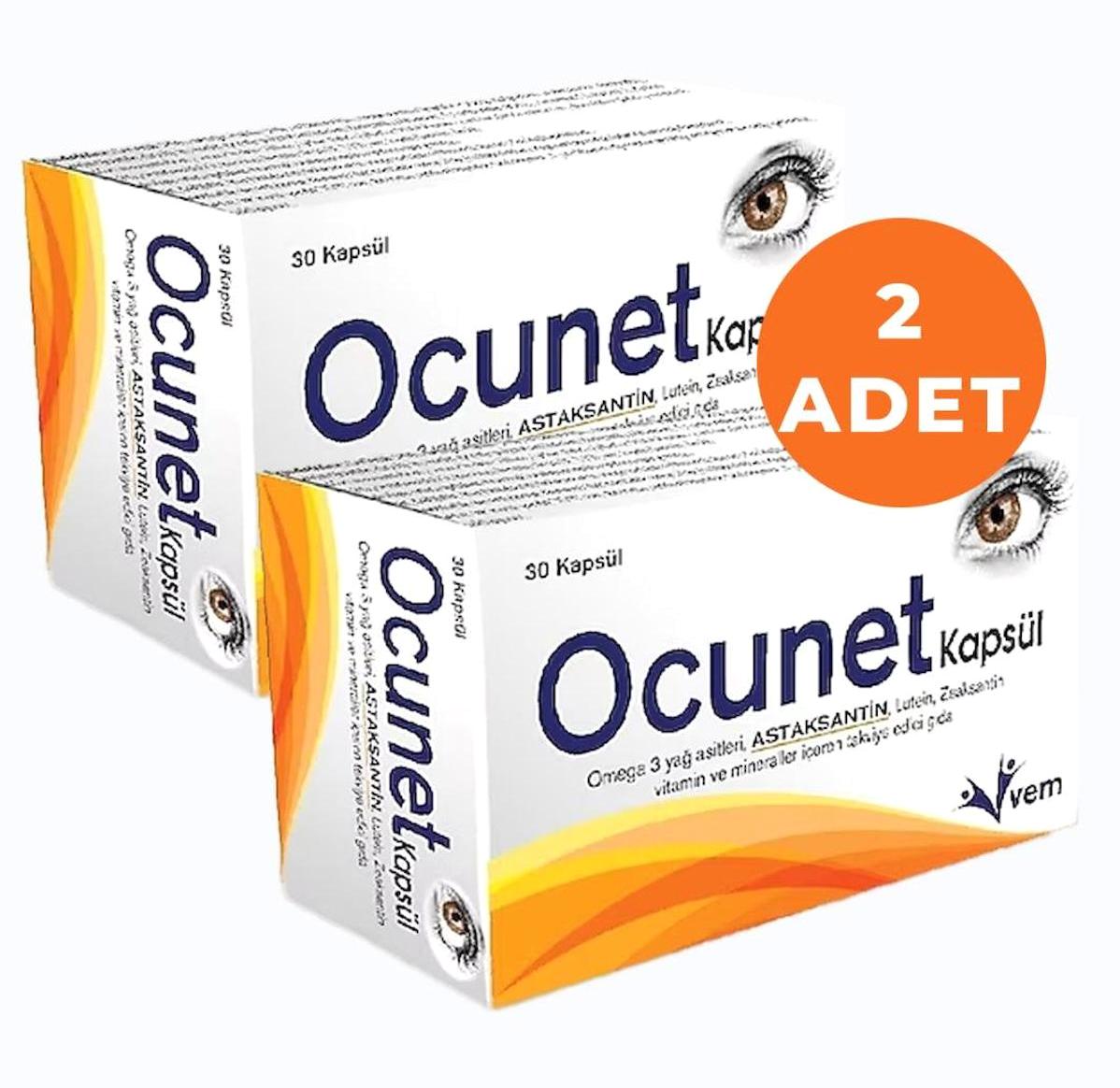 Vem Ocunet Omega 3 Kapsül 2x30 Adet