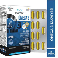 Zade Vital Premium Omega 3 Balık Yağı Kapsül 45 Adet