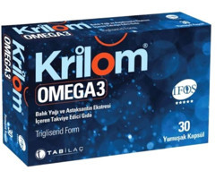 TAB İlaç Krilom Omega 3 Kapsül 30 Adet