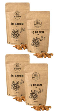 Koztepe Çiftliği Çiğ Organik Tane Badem İçi 4x260 gr