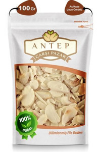 Antep Çarşı Pazar Çiğ Organik File Badem İçi 100 gr