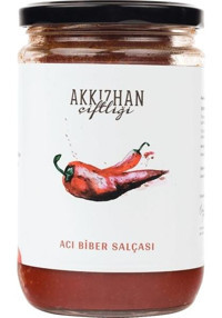 Akkızhan Çiftliği Acılı Biber Salçası 660 gr