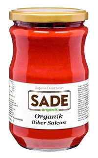 Sade Organik Organik Biber Salçası 650 gr