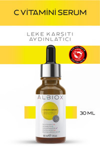 Albiox C Vitaminli Canlandırıcı Yaşlanma Karşıtı Kırışıklık Karşıtı Jel Yüz Serumu 30 ml