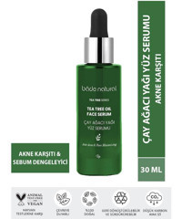 Bade Natural Çay Ağacı Akne Karşıtı Jel Yüz Serumu 30 ml