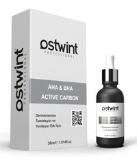 Ostwint Aha+Bha Aktif Karbon Canlandırıcı Yaşlanma Karşıtı Kırışıklık Karşıtı Jel Yüz Serumu 30 ml