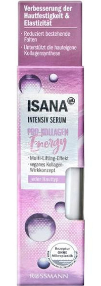 Isana Pro Collagen Kolajenli Canlandırıcı Yaşlanma Karşıtı Kırışıklık Karşıtı Jel Yüz Serumu 30 ml