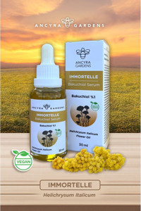 Ancyra Gardens Immortelle Bakuchiol Canlandırıcı Yaşlanma Karşıtı Kırışıklık Karşıtı Yağ Yüz Serumu 30 ml