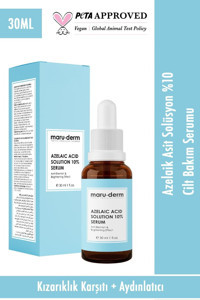 Maru.derm Azelaik Asit Solüsyon Yüz Dolgunlaştıran Canlandırıcı Jel Yüz Serumu 30 ml