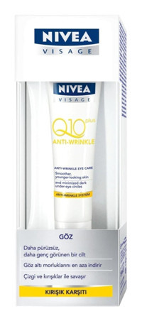 Nivea Q10 Plus Tüm Ciltler İçin Göz Altı Krem Tüp 15 ml
