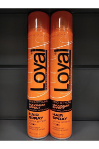 Loyal Sabitleyici Güçlü Saç Spreyi 2x400 ml
