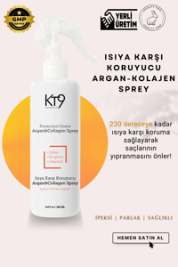 KT9 Protection Dome Argan-collagen Isıdan Koruyucu Argan-Kolajen Güçlü Saç Spreyi 250 ml