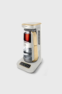 Karaca Robotea Pro 4 In 1 Konuşan Otomatik Kapanma 2200 W Işıklı Cam Wood Craft Çay Makinesi