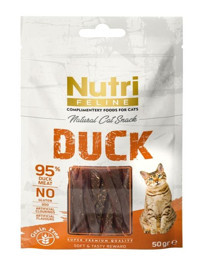 Nutri Feline Natural Cat Snack Ördek Etli Yetişkin Kedi Ödül Maması 50 gr