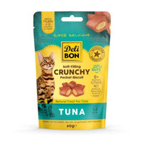 Delibon Chrunchy Ton Balıklı Kedi Ödül Maması 60 gr