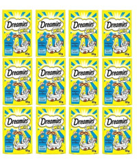 Dreamies Mix Peynirli-Somon Balıklı Tahıllı Yetişkin Kedi Ödül Maması 12x60 gr
