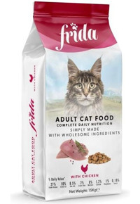 Frida Tavuklu Yetişkin Kuru Kedi Maması 15 kg