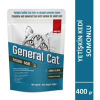 Jazzy General Cat Somonlu Yetişkin Kuru Kedi Maması 400 gr