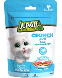 Jungle Crunch Somonlu Yetişkin Kedi Ödül Maması 600 gr