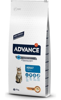 Advance Pirinçli-Tavuklu Az Tahıllı Yetişkin Kuru Kedi Maması 15 kg