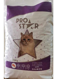 Prostar Sterilised Somonlu Kısırlaştırılmış Yetişkin Kuru Kedi Maması 15 kg
