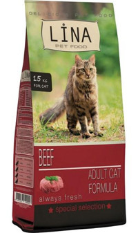 Lina Sığır Etli Yetişkin Kuru Kedi Maması 15 kg