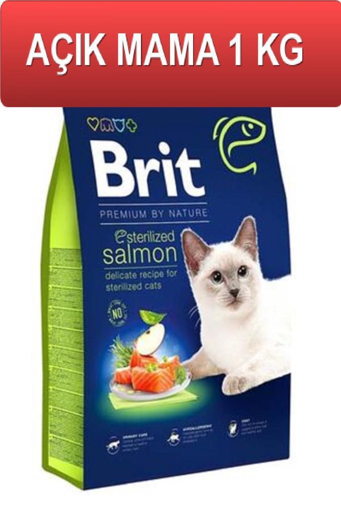 Brit Premium Sterilised Somonlu Kuru Kedi Maması 1 kg