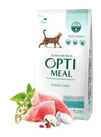 Optimeal Sterilised Hindili-Yulaflı Kısırlaştırılmış Kuru Kedi Maması 1.5 kg