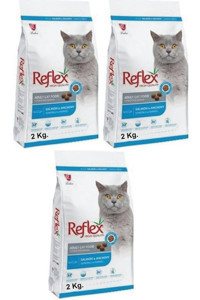 Reflex Yüksek Enerjili Somonlu-Hamsili Az Tahıllı Yetişkin Kuru Kedi Maması 3x2 kg