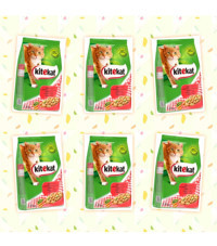 Kitekat Biftekli-Sebzeli Yetişkin Kuru Kedi Maması 6x1.8 kg