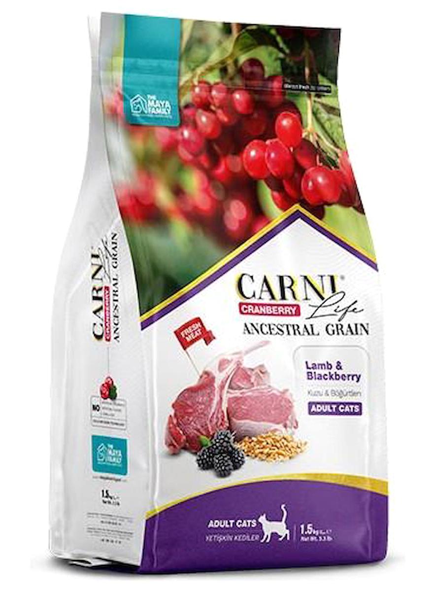 Carni-Life Lamb-Blackberry Karışık Az Tahıllı Yetişkin Kuru Kedi Maması 10 kg