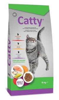 Catty Sterilised Somonlu Yetişkin Kuru Kedi Maması 15 kg