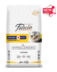 Felicia Hypoallergenıc Tavuklu Kısırlaştırılmış Az Tahıllı Yetişkin Kuru Kedi Maması 12 kg