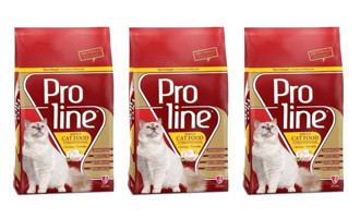 Pro Line Tavuklu Tahıllı Yetişkin Kuru Kedi Maması 3x1.5 kg