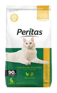 Peritas Sterilised Tavuklu-Yabani İğdeli Kısırlaştırılmış Az Tahıllı Yetişkin Kuru Kedi Maması 2 kg
