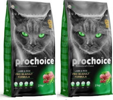 Prochoice Pro 36 Kuzu-Pirinç Tahıllı Yetişkin Kuru Kedi Maması 2x2 kg