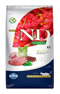 N&d Quinoa Digestion Kuzu Etli Tahılsız Yetişkin Kuru Kedi Maması 5 kg