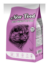 New Food Multi Color Ciğerli Tahıllı Yetişkin Kuru Kedi Maması 15 kg