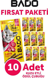 Bado Sticks Kuzu Etli Yetişkin Kedi Ödül Maması 150 gr