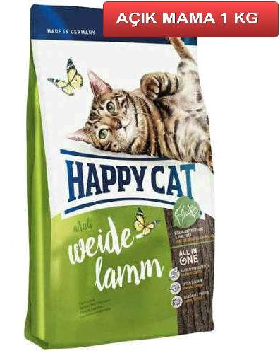 Happy Cat Kuzu Etli Tahıllı Yetişkin Kuru Kedi Maması 1 kg