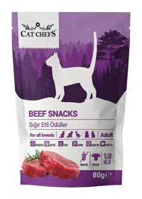 Cat Chefs Sığır Tahılsız Yetişkin Kedi Ödül Maması 80 gr