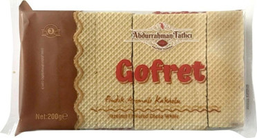 Abdurrahman Tatlıcı Fındıklı Sade Gofret 200 gr